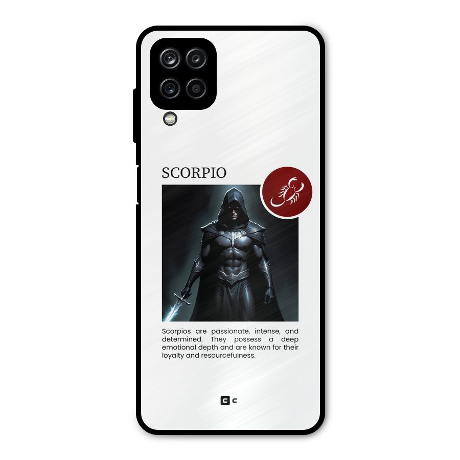 Sane Scorpio Metal Back Case for Galaxy A12