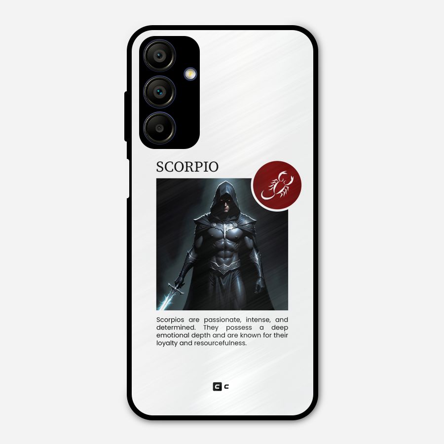 Sane Scorpio Metal Back Case for Galaxy A15 5G