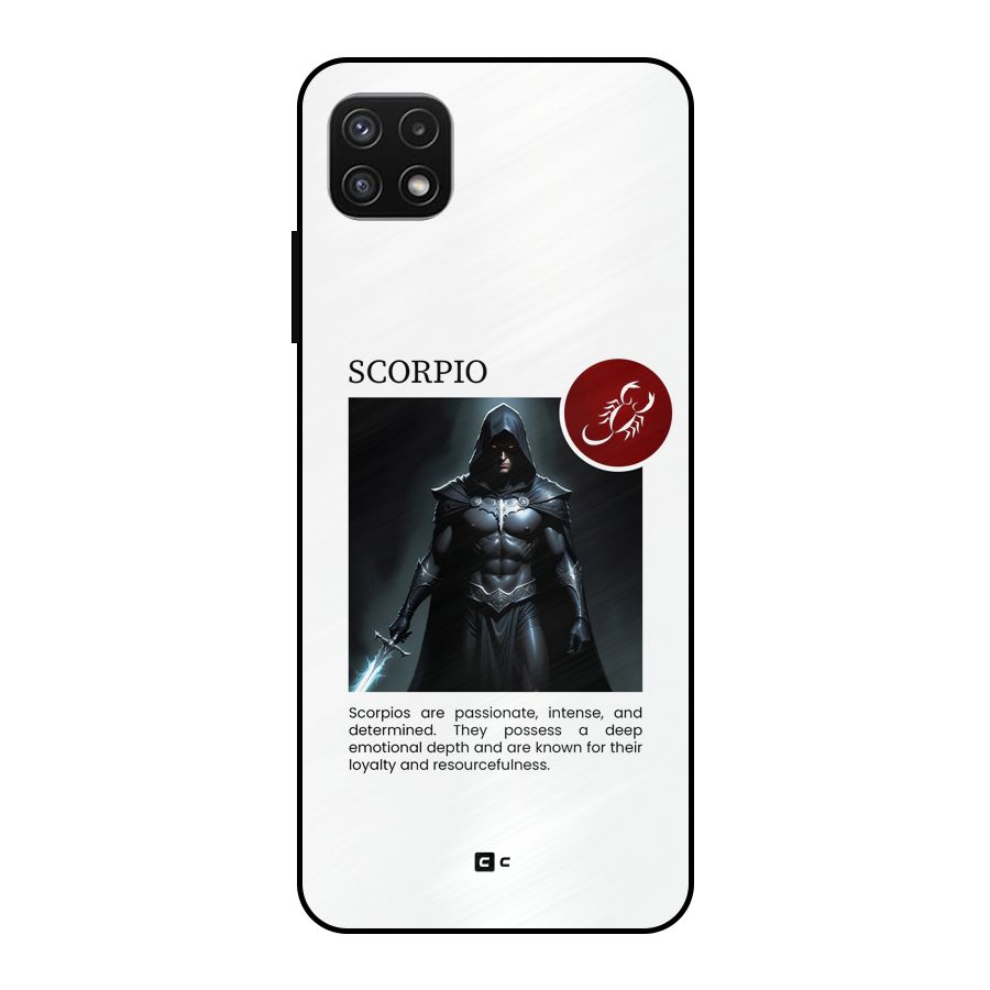 Sane Scorpio Metal Back Case for Galaxy A22 5G