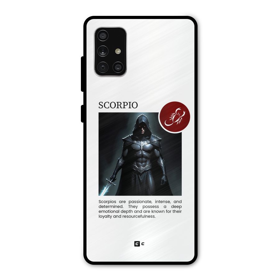 Sane Scorpio Metal Back Case for Galaxy A71