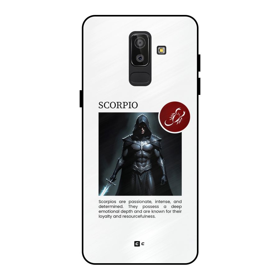Sane Scorpio Metal Back Case for Galaxy J8