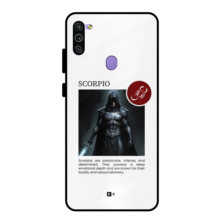 Sane Scorpio Metal Back Case for Galaxy M11