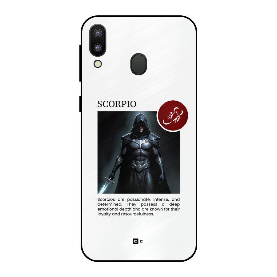 Sane Scorpio Metal Back Case for Galaxy M20