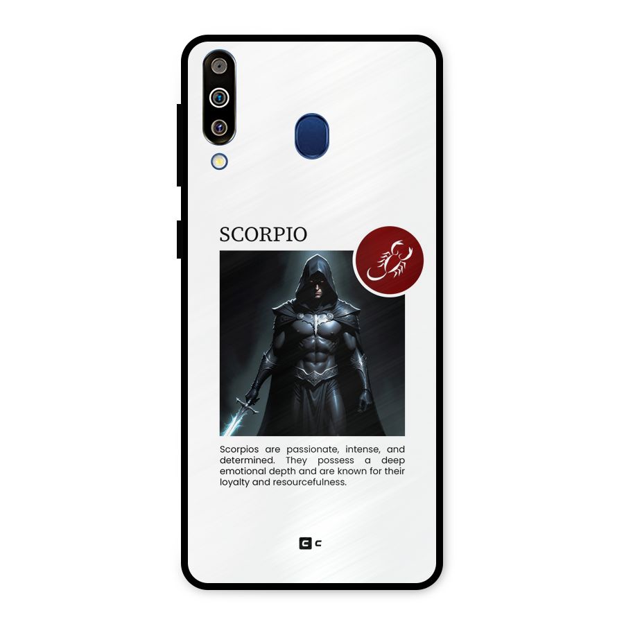 Sane Scorpio Metal Back Case for Galaxy M30