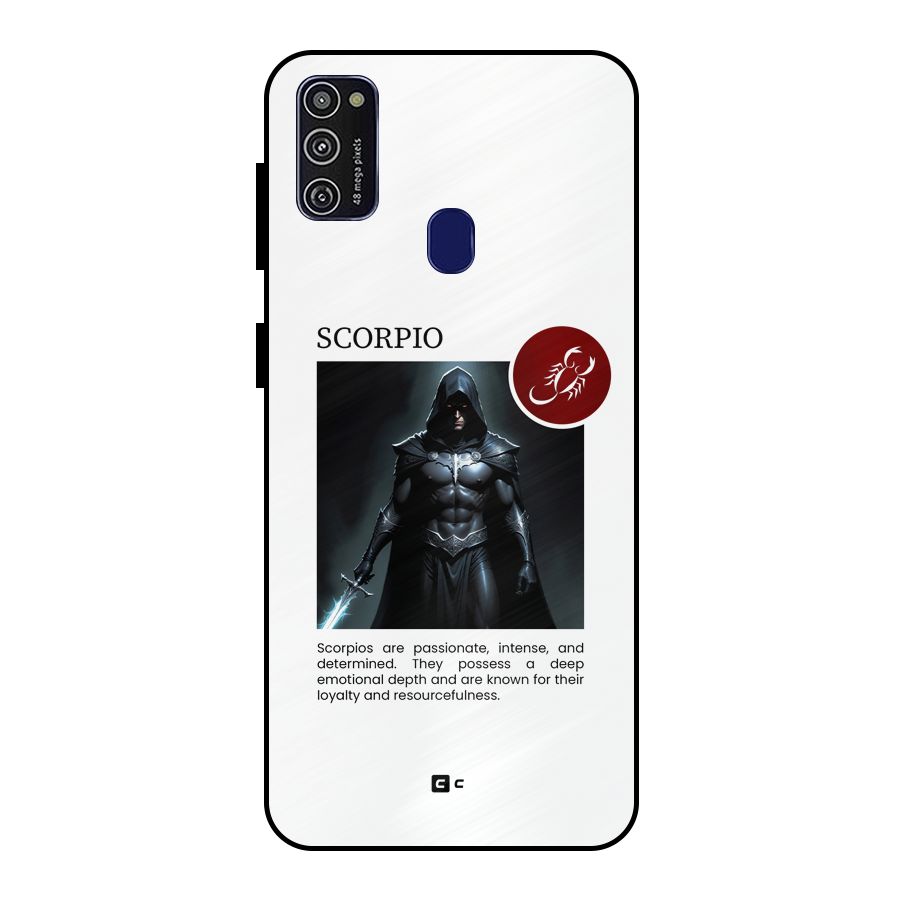 Sane Scorpio Metal Back Case for Galaxy M30s