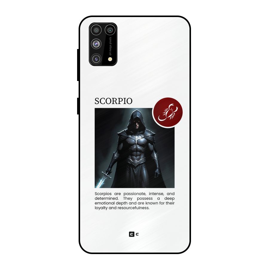 Sane Scorpio Metal Back Case for Galaxy M31