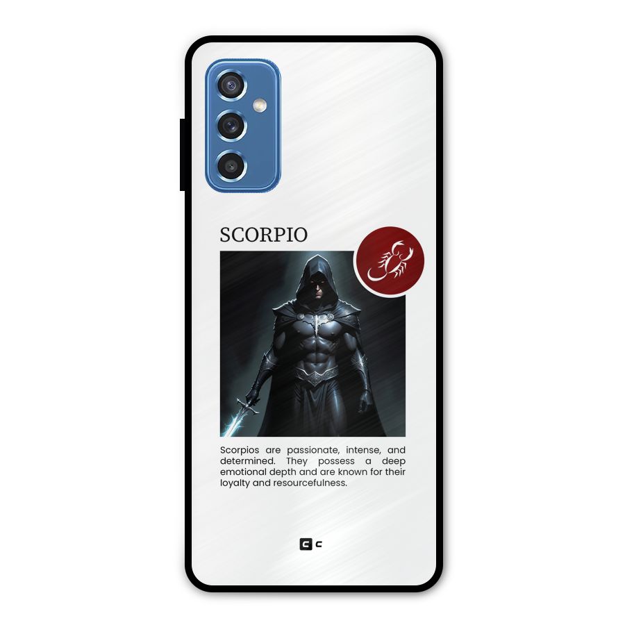 Sane Scorpio Metal Back Case for Galaxy M52 5G