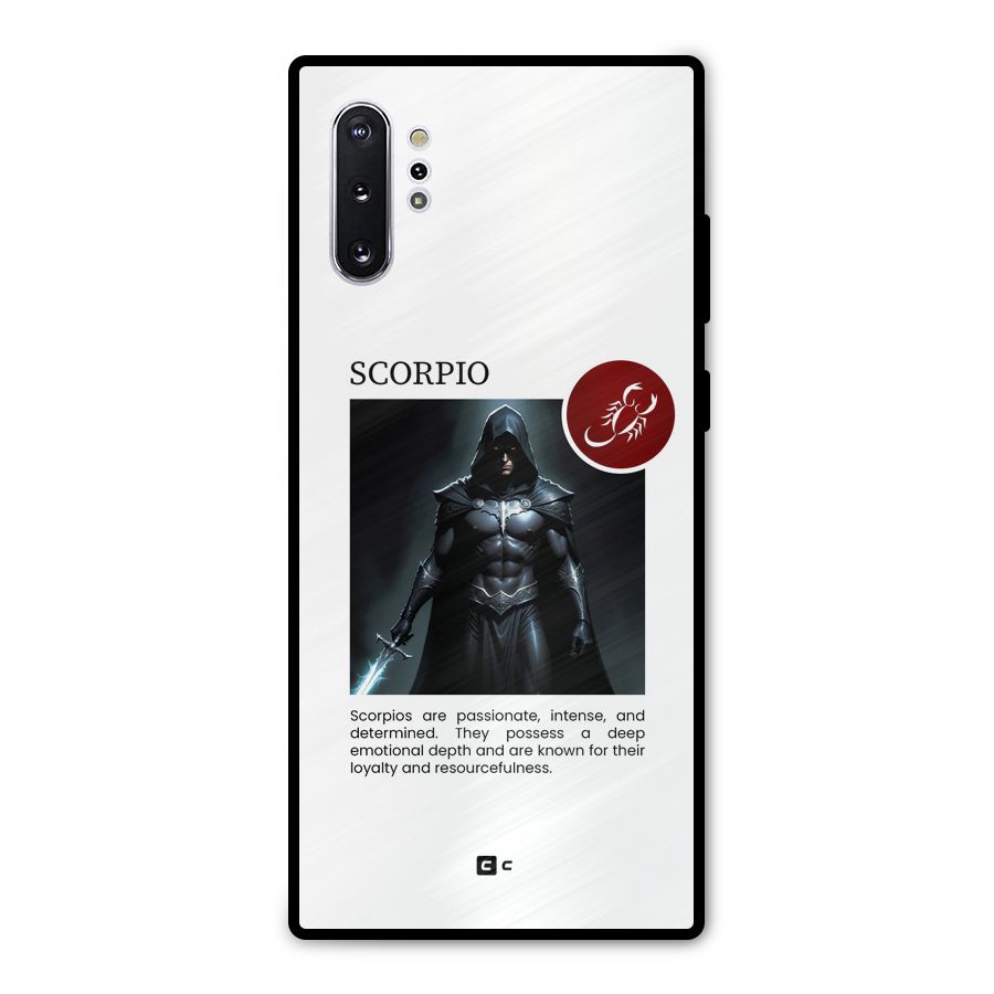 Sane Scorpio Metal Back Case for Galaxy Note 10 Plus
