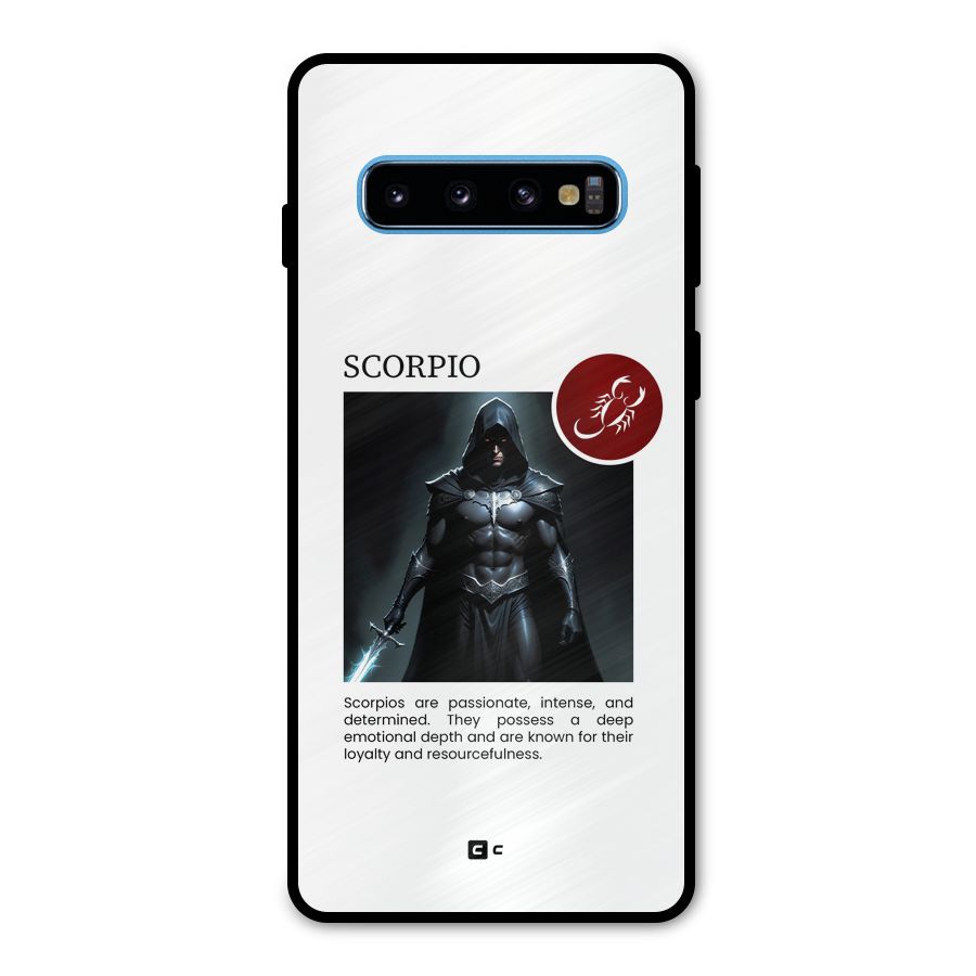 Sane Scorpio Metal Back Case for Galaxy S10