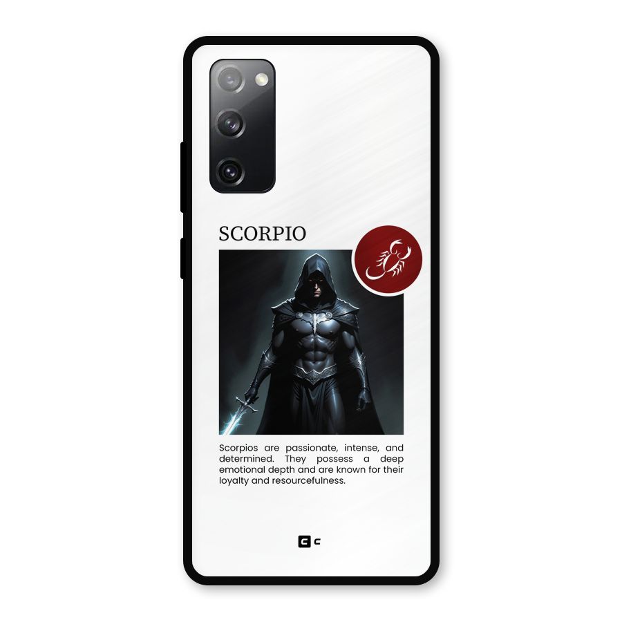 Sane Scorpio Metal Back Case for Galaxy S20 FE 5G