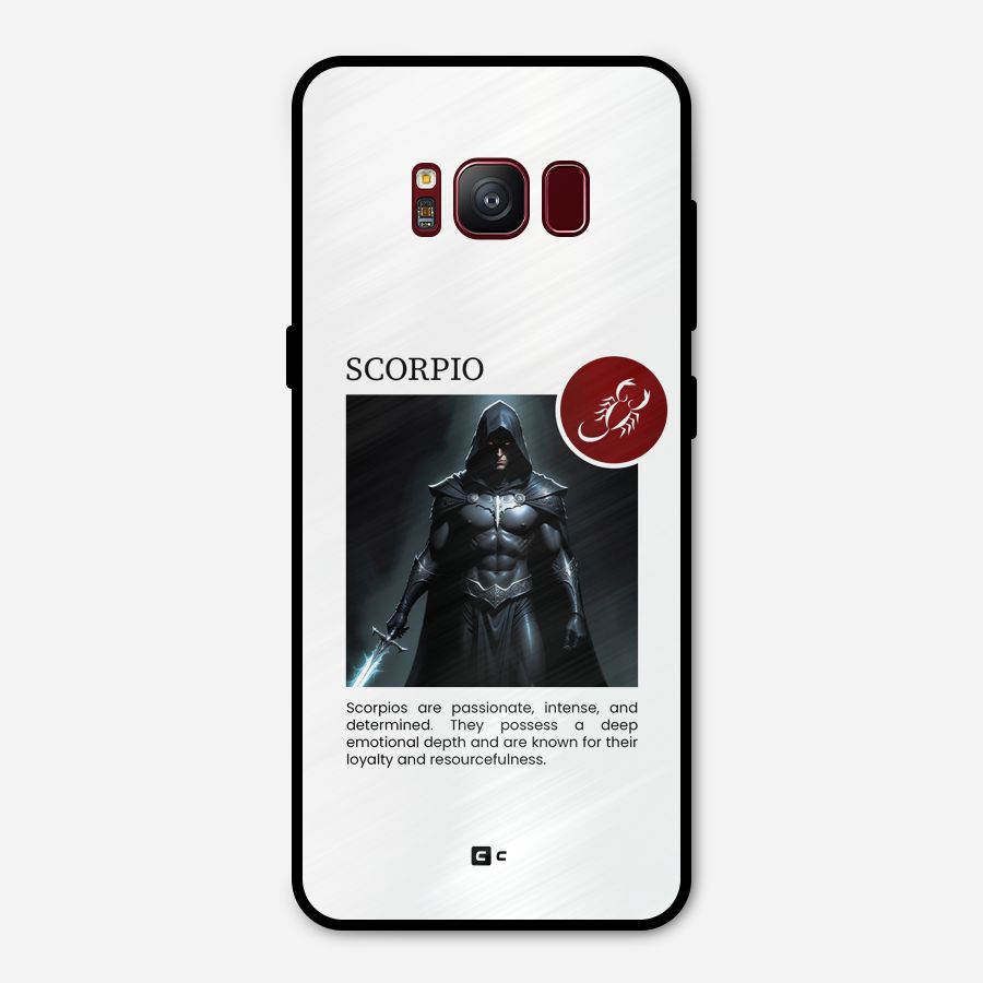Sane Scorpio Metal Back Case for Galaxy S8