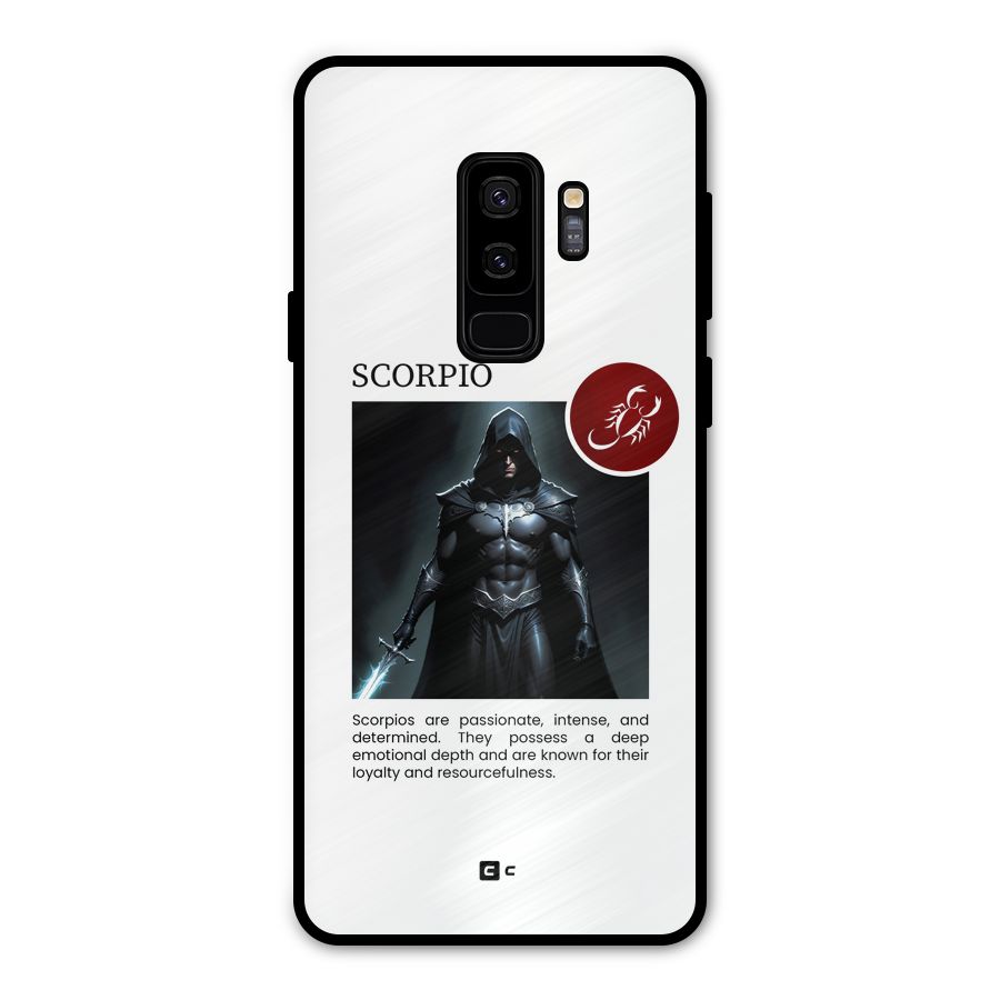 Sane Scorpio Metal Back Case for Galaxy S9 Plus