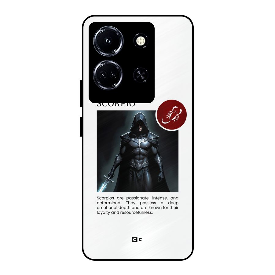 Sane Scorpio Metal Back Case for Infinix Note 30 5G