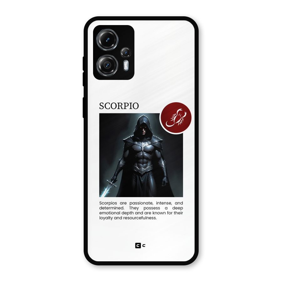 Sane Scorpio Metal Back Case for Moto G13