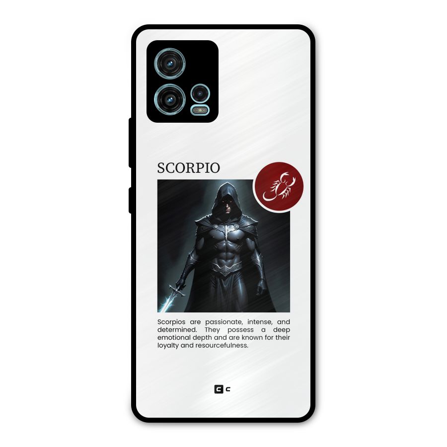 Sane Scorpio Metal Back Case for Moto G72