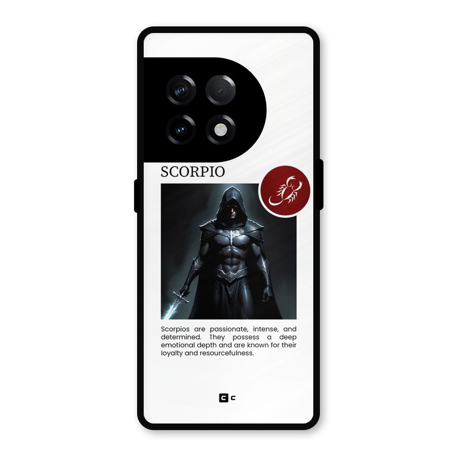 Sane Scorpio Metal Back Case for OnePlus 11R