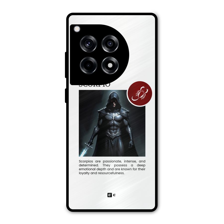 Sane Scorpio Metal Back Case for OnePlus 12R
