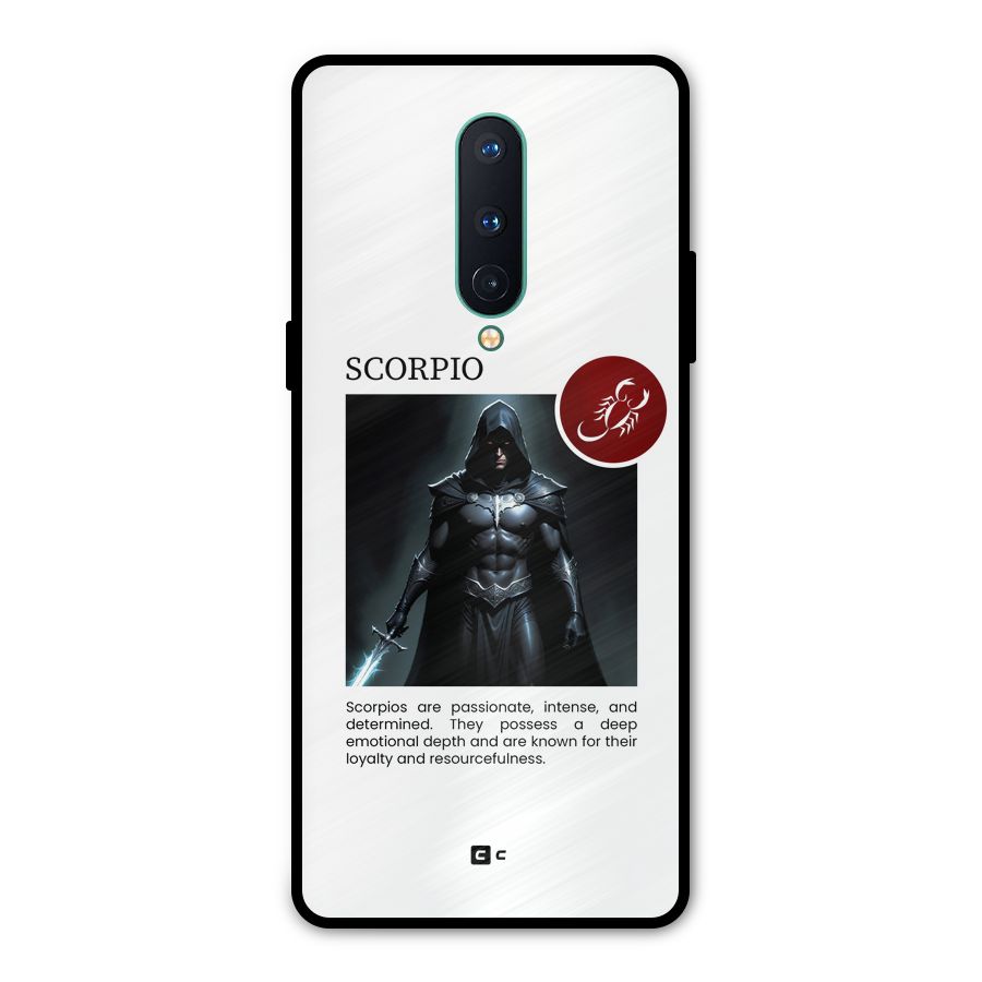 Sane Scorpio Metal Back Case for OnePlus 8