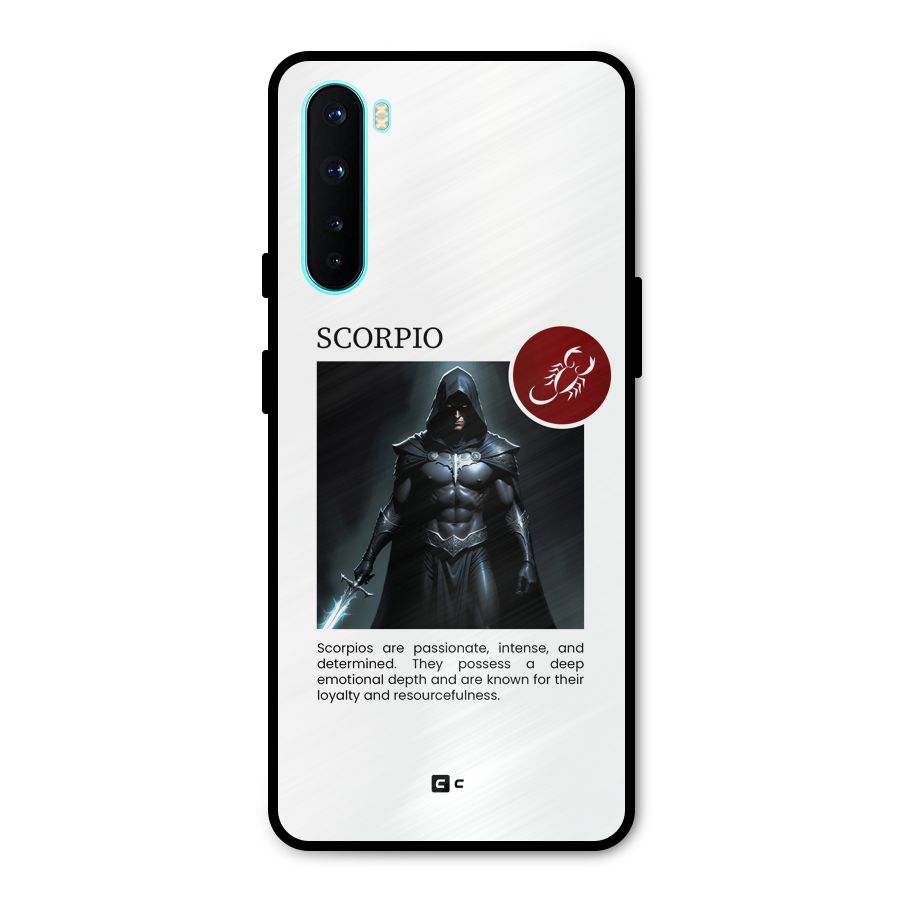 Sane Scorpio Metal Back Case for OnePlus Nord