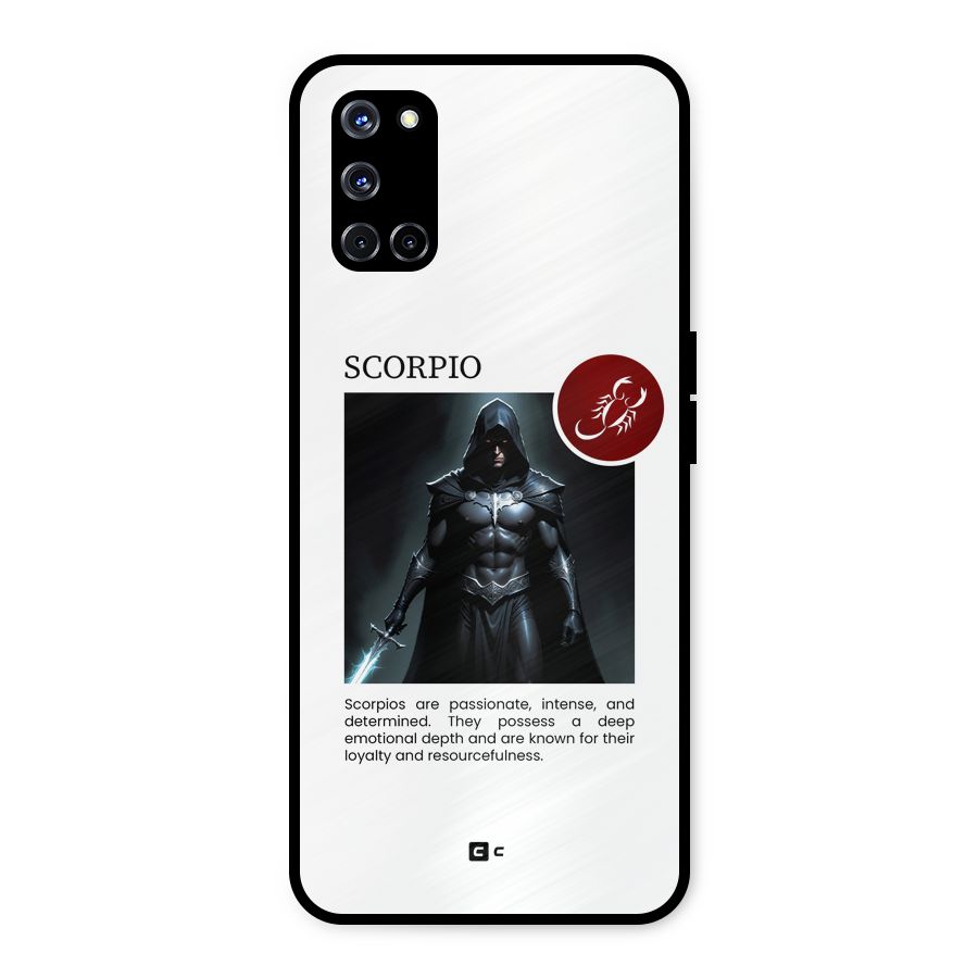 Sane Scorpio Metal Back Case for Oppo A52