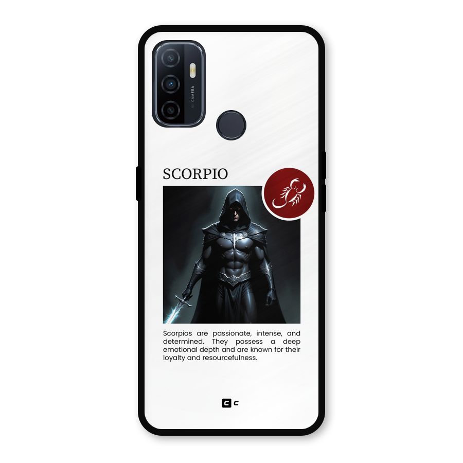 Sane Scorpio Metal Back Case for Oppo A53