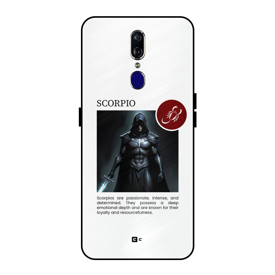 Sane Scorpio Metal Back Case for Oppo F11