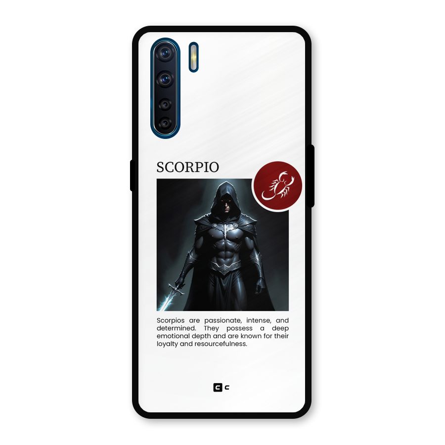 Sane Scorpio Metal Back Case for Oppo F15