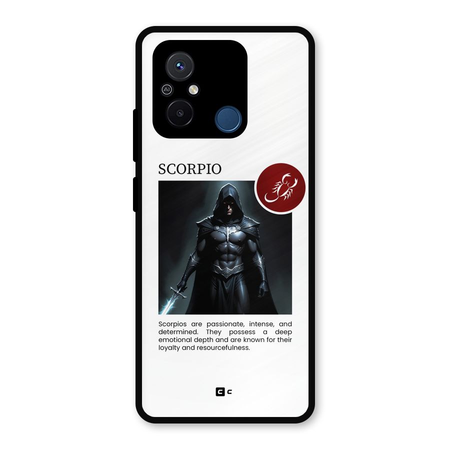 Sane Scorpio Metal Back Case for Poco C55