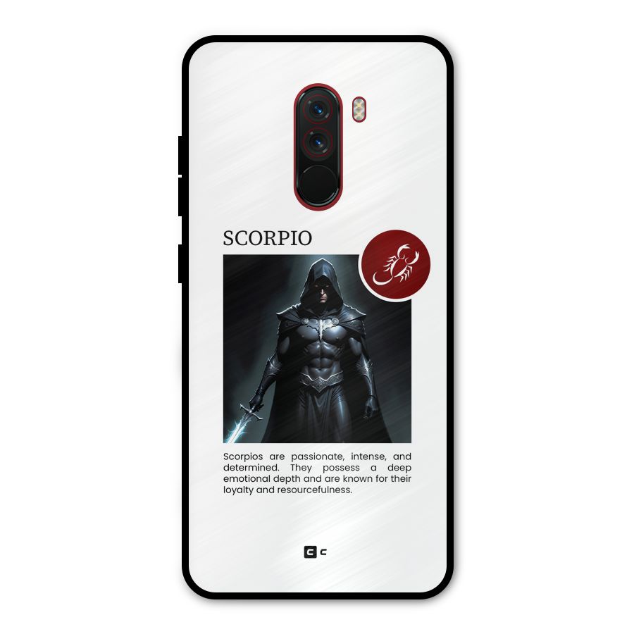 Sane Scorpio Metal Back Case for Poco F1