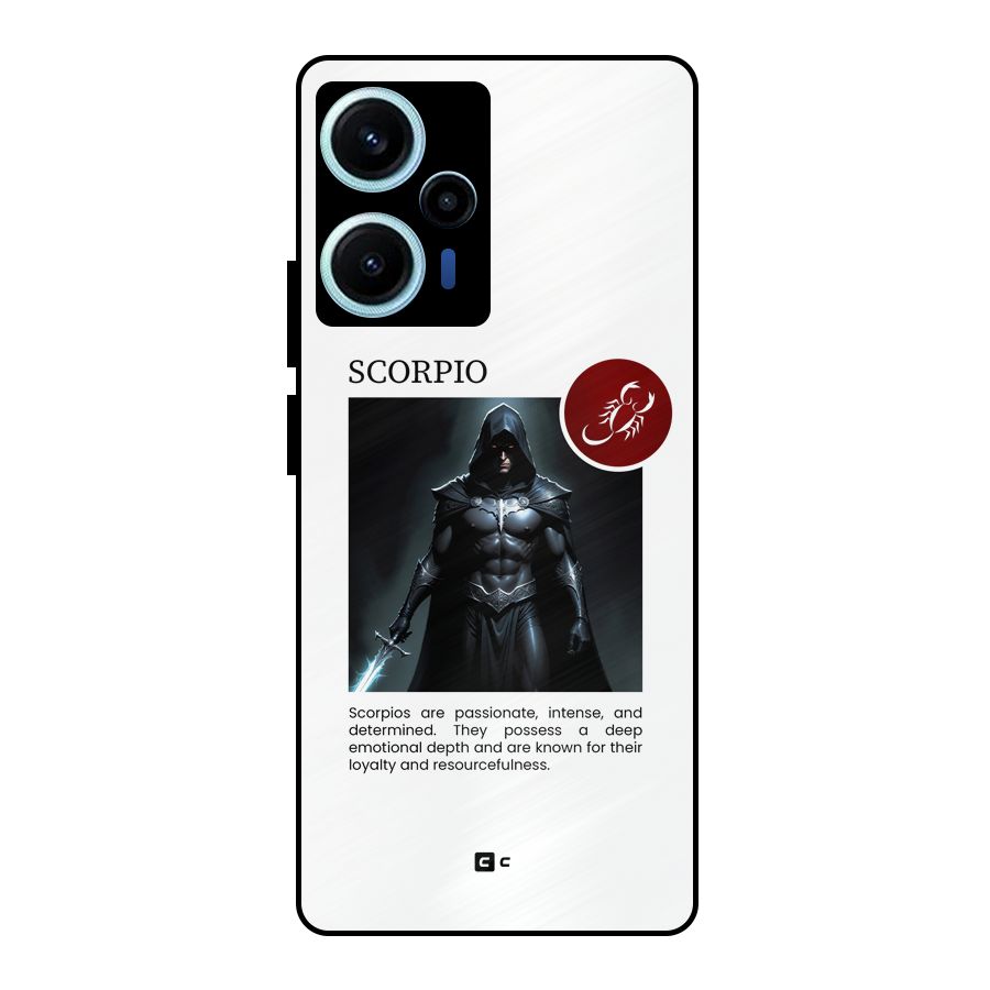 Sane Scorpio Metal Back Case for Poco F5