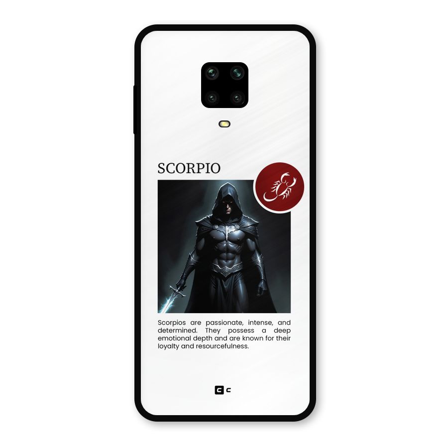 Sane Scorpio Metal Back Case for Poco M2