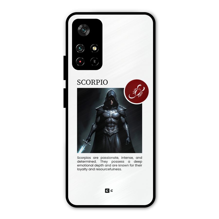 Sane Scorpio Metal Back Case for Poco M4 Pro 5G