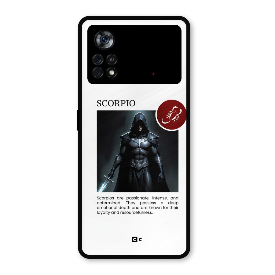 Sane Scorpio Metal Back Case for Poco X4 Pro 5G