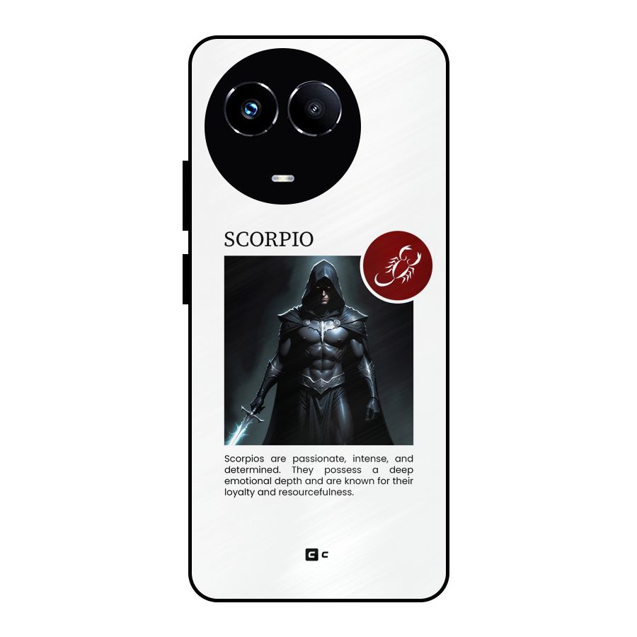 Sane Scorpio Metal Back Case for Realme 11X