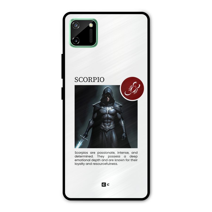 Sane Scorpio Metal Back Case for Realme C11