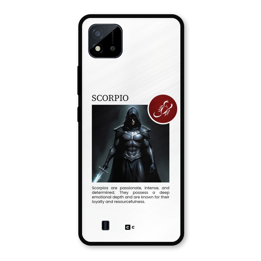 Sane Scorpio Metal Back Case for Realme C11 2021