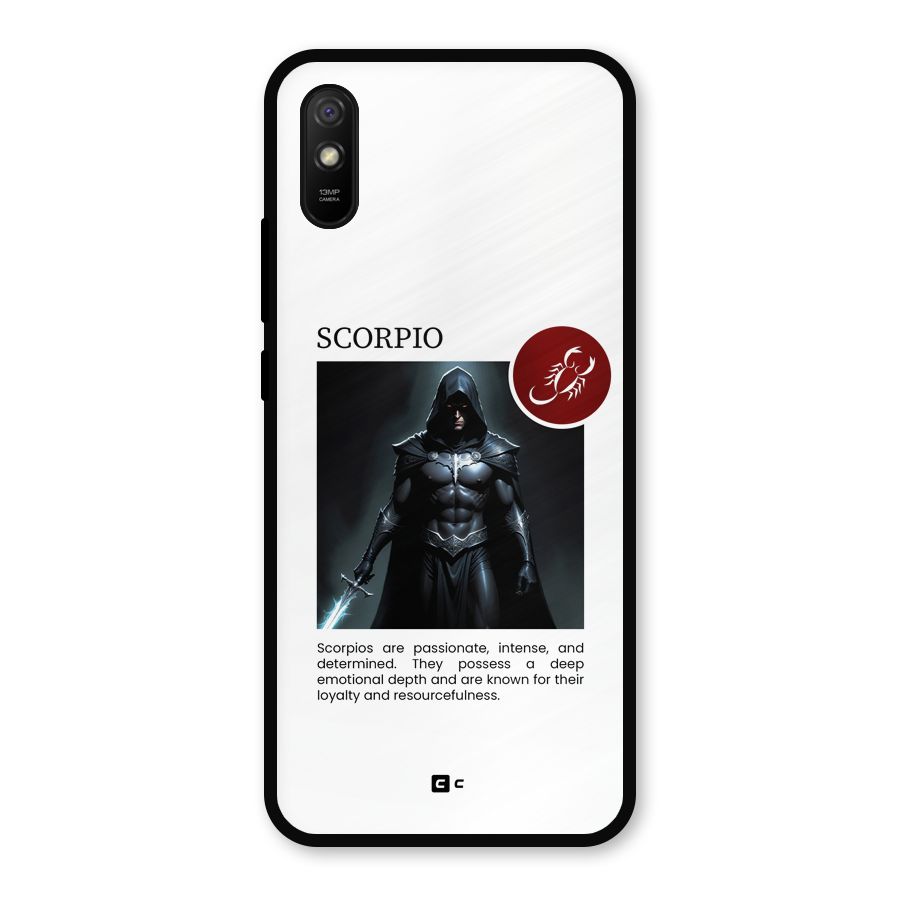 Sane Scorpio Metal Back Case for Redmi 9i