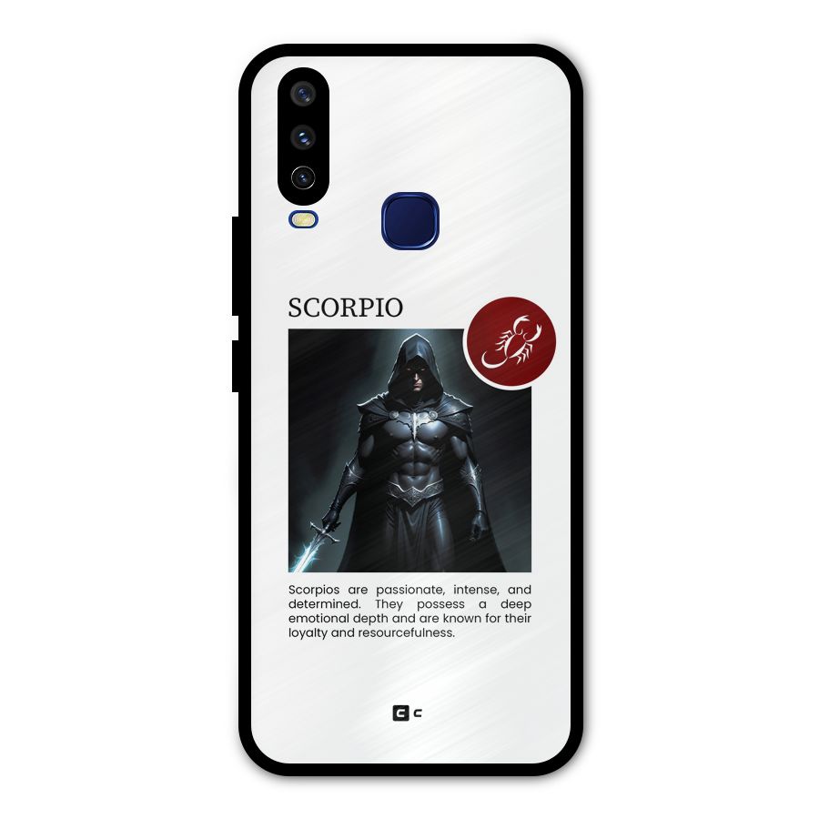 Sane Scorpio Metal Back Case for Vivo V17