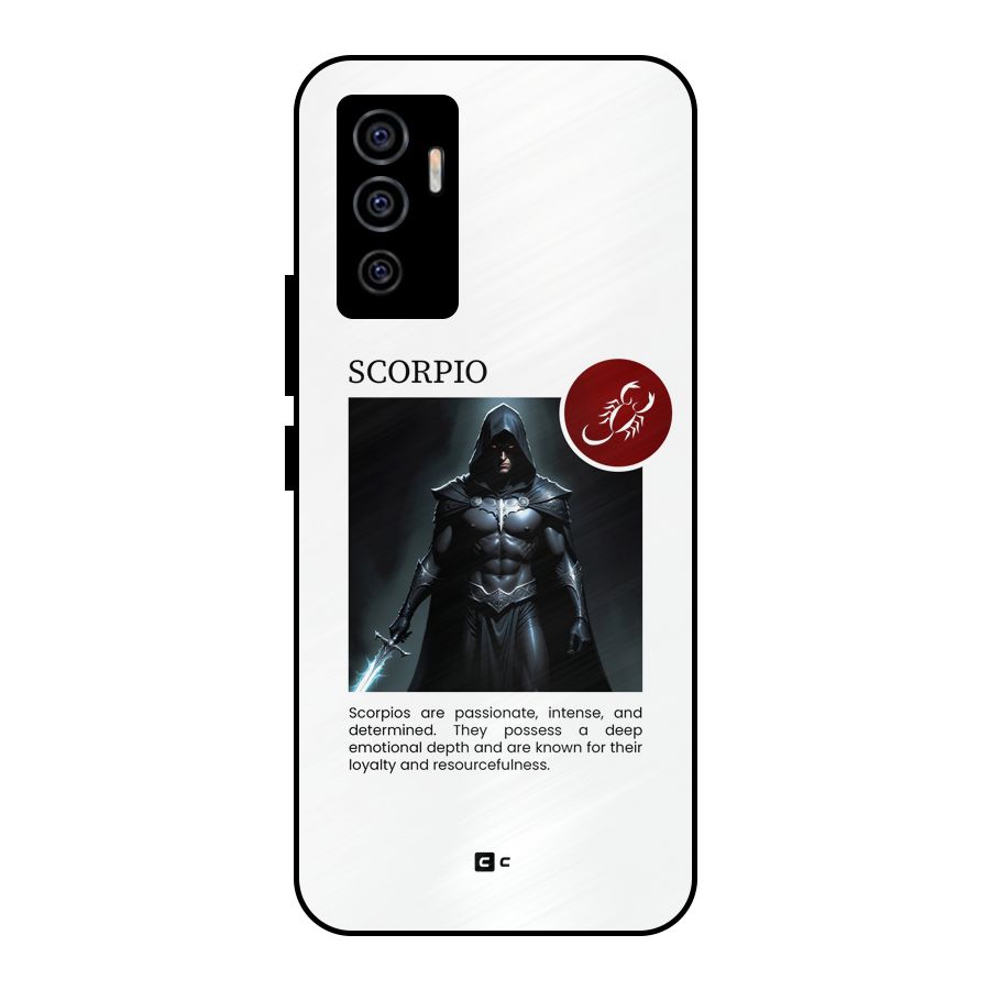 Sane Scorpio Metal Back Case for Vivo V23e