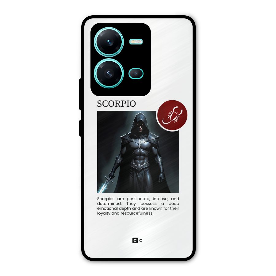 Sane Scorpio Metal Back Case for Vivo V25