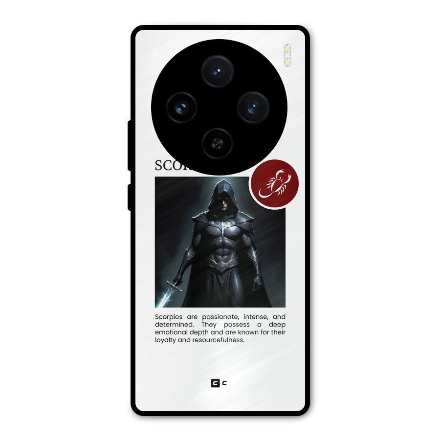 Sane Scorpio Metal Back Case for Vivo X100