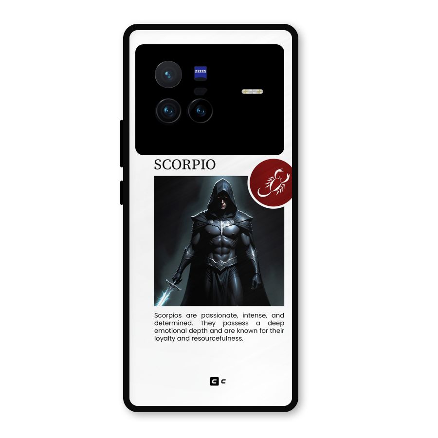 Sane Scorpio Metal Back Case for Vivo X80