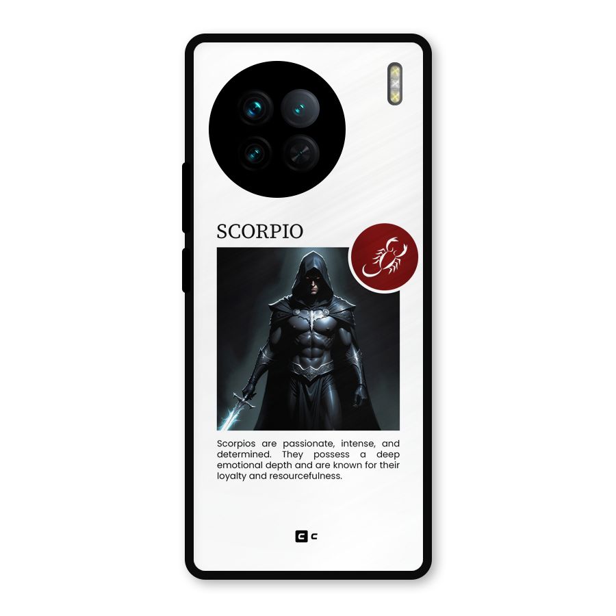 Sane Scorpio Metal Back Case for Vivo X90