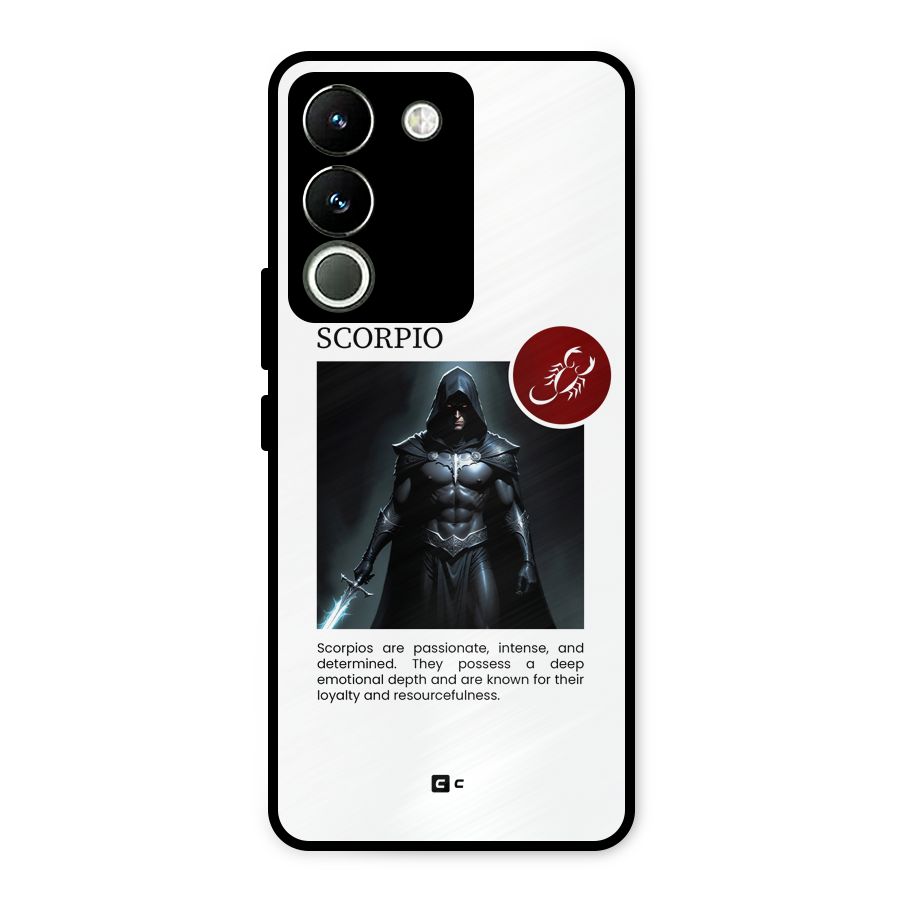 Sane Scorpio Metal Back Case for Vivo Y200