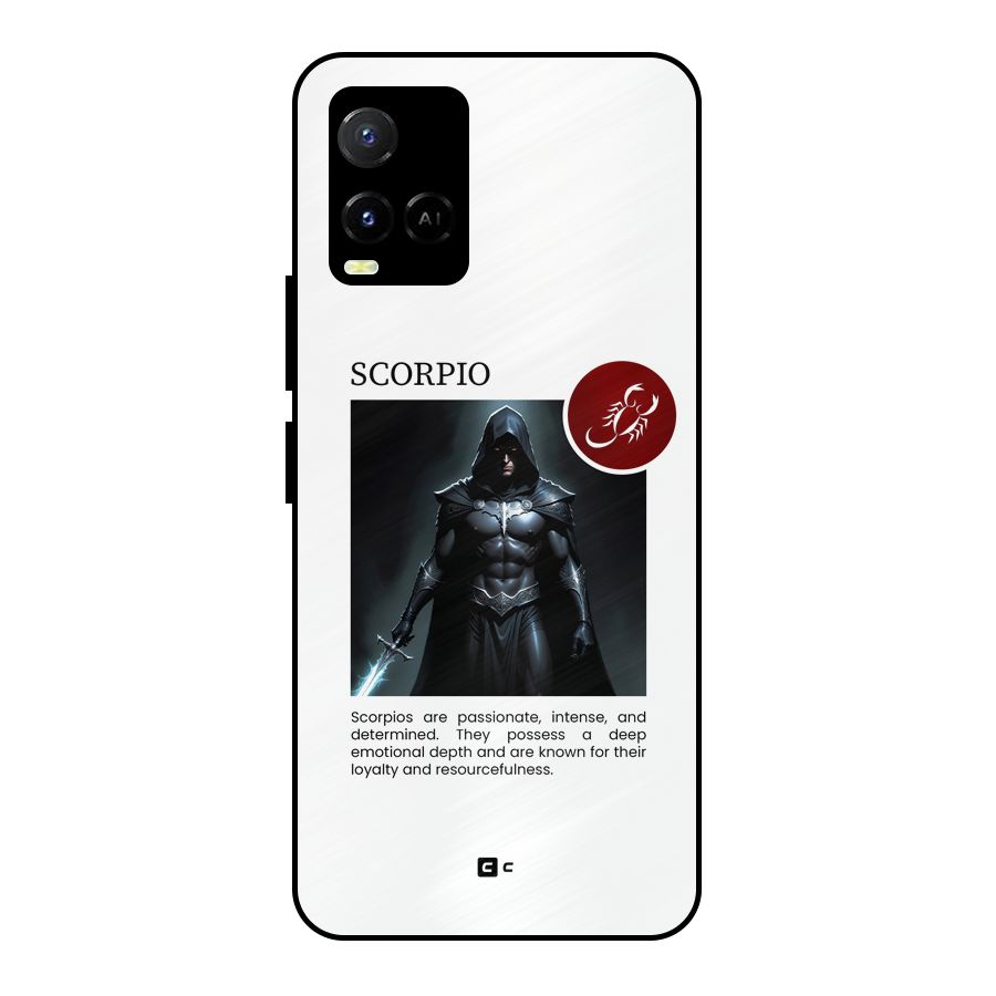 Sane Scorpio Metal Back Case for Vivo Y21