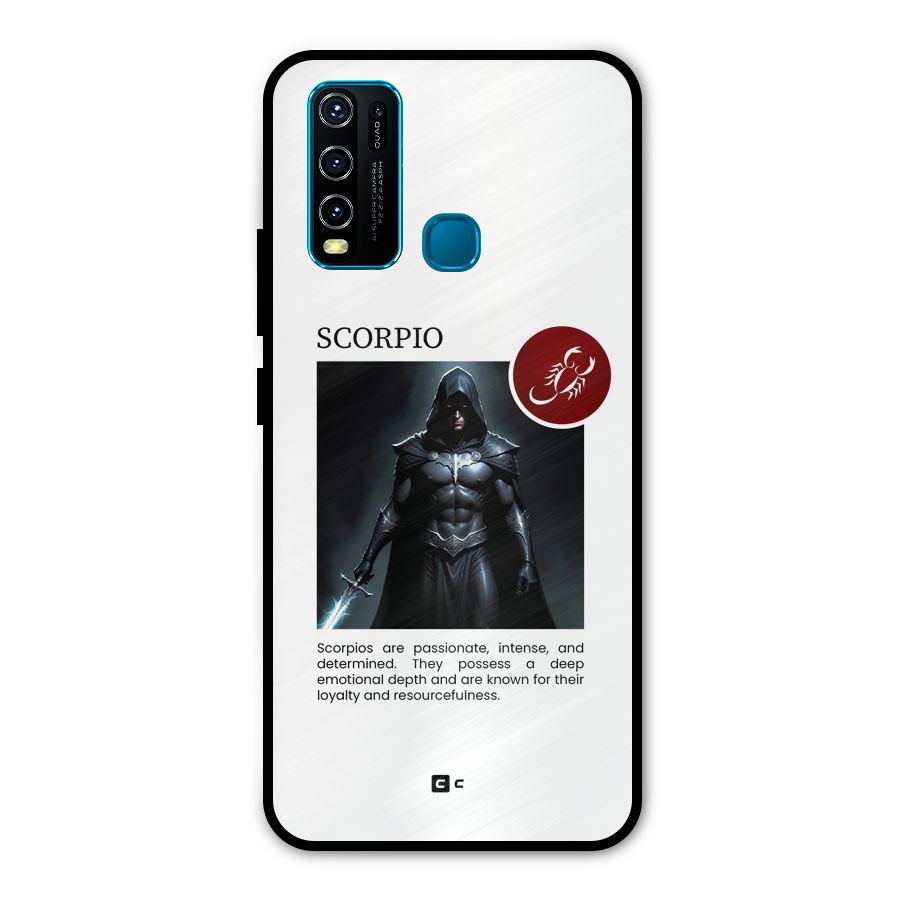 Sane Scorpio Metal Back Case for Vivo Y30