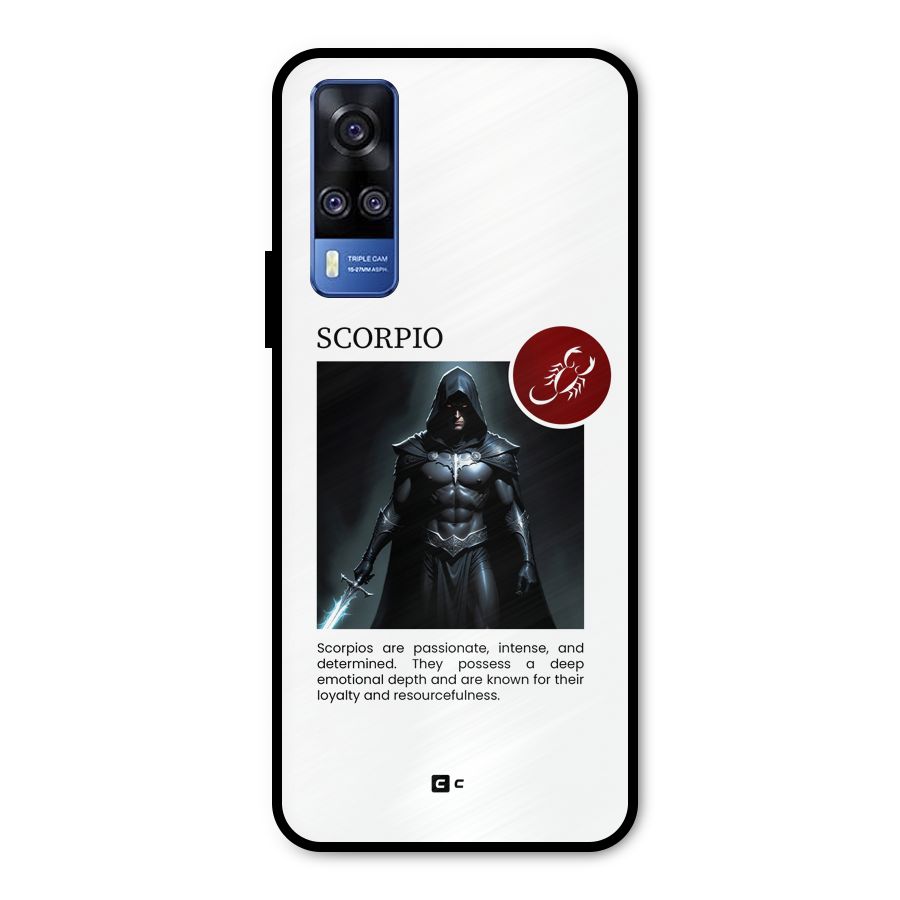 Sane Scorpio Metal Back Case for Vivo Y31
