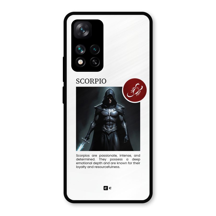 Sane Scorpio Metal Back Case for Xiaomi 11i Hypercharge 5G