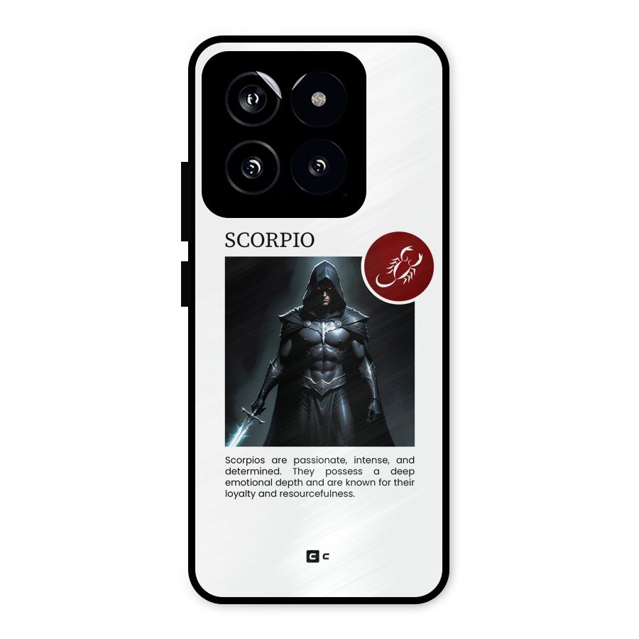 Sane Scorpio Metal Back Case for Xiaomi 14