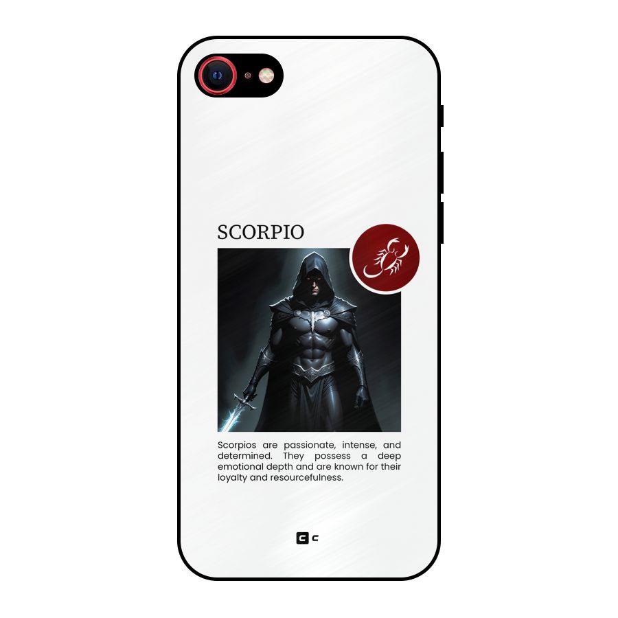 Sane Scorpio Metal Back Case for iPhone 8